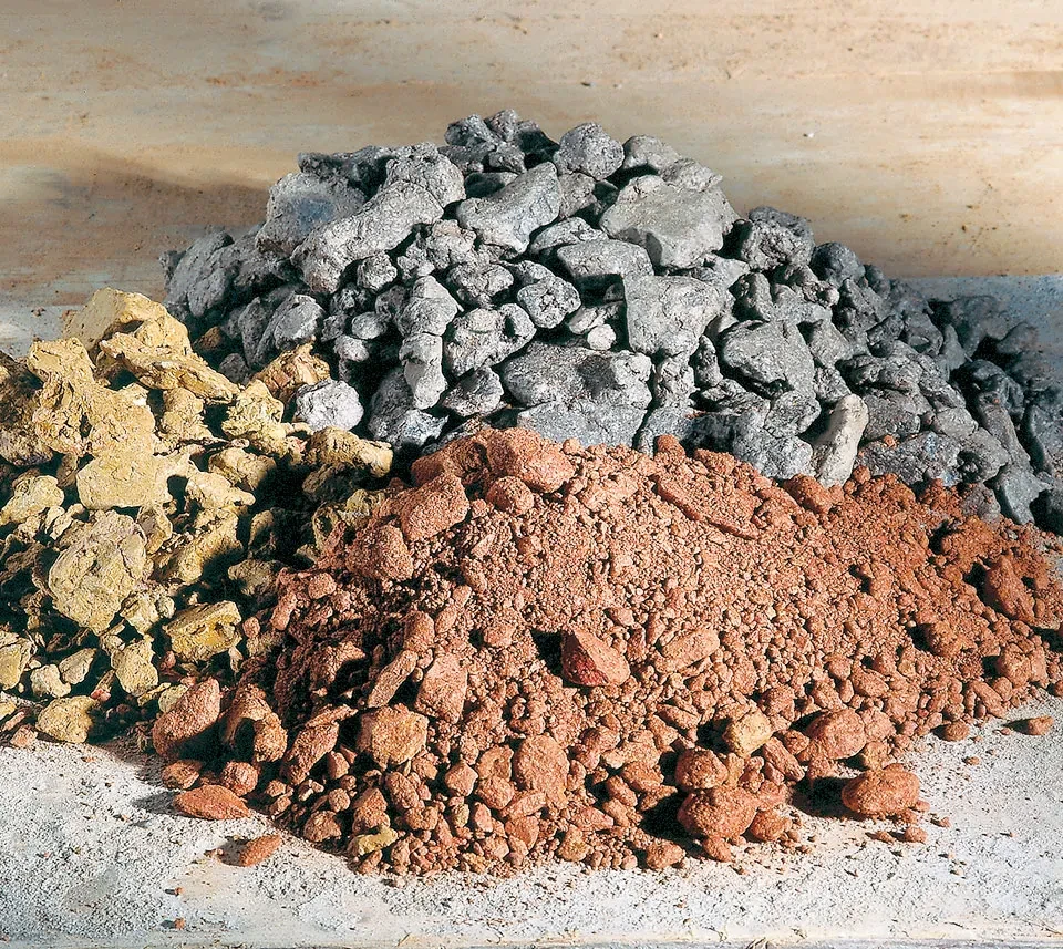 Unterschiedliche natürliche Beschaffenheit des Rohmaterials. © Initiative Bauen mit Backstein