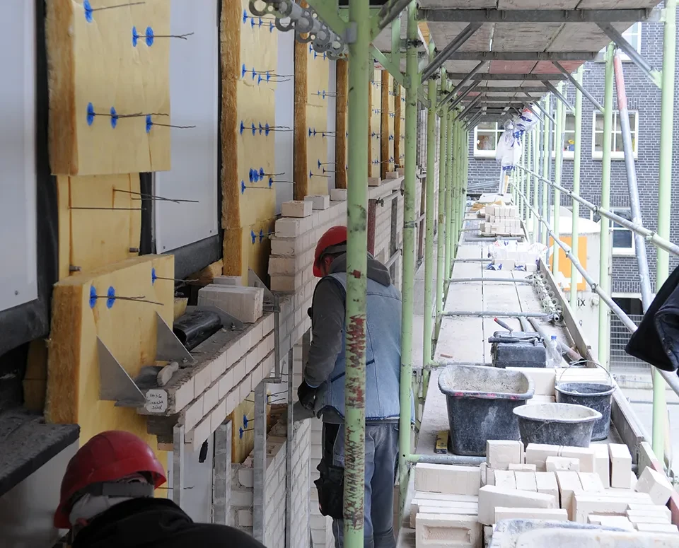 Vermauern © Initiative Bauen mit Backstein